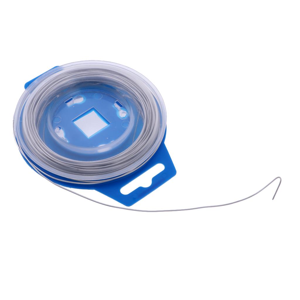 Dây Thép Không Gỉ An Toàn Khóa Nơ Cuộn Ống Cuộn 0.8 Mm X 25' Dây Cáp