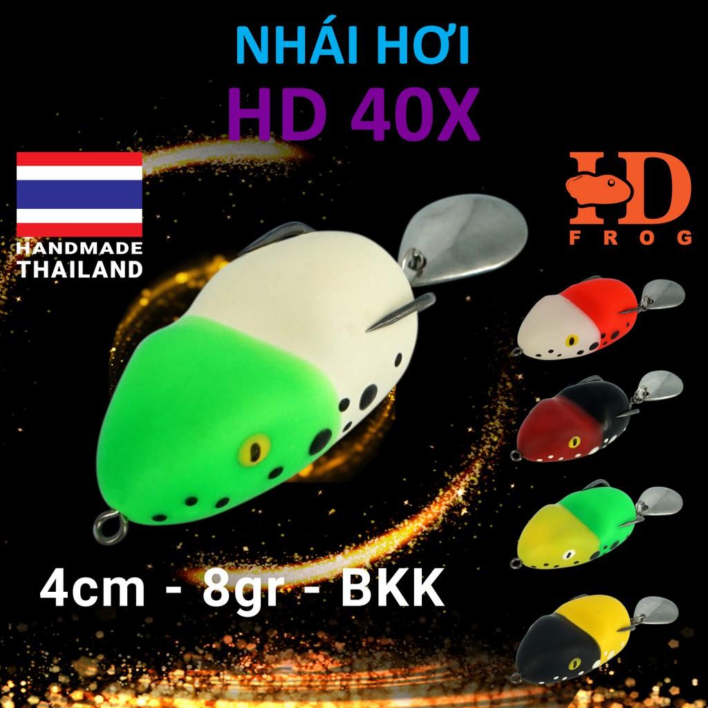 NHÁI HƠI HD40X - MỒI GIẢ THÁI LAN CÂU LURE CÁ LÓC GIÁ RẺ - 4CM/8GR