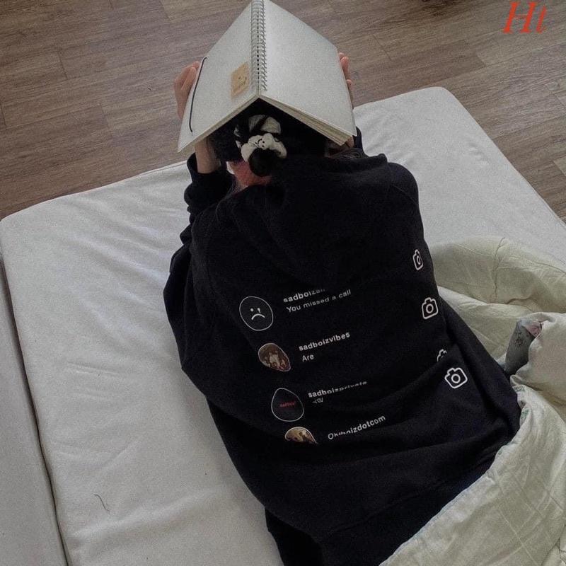 Áo hoodie Sadboiz máy ảnh