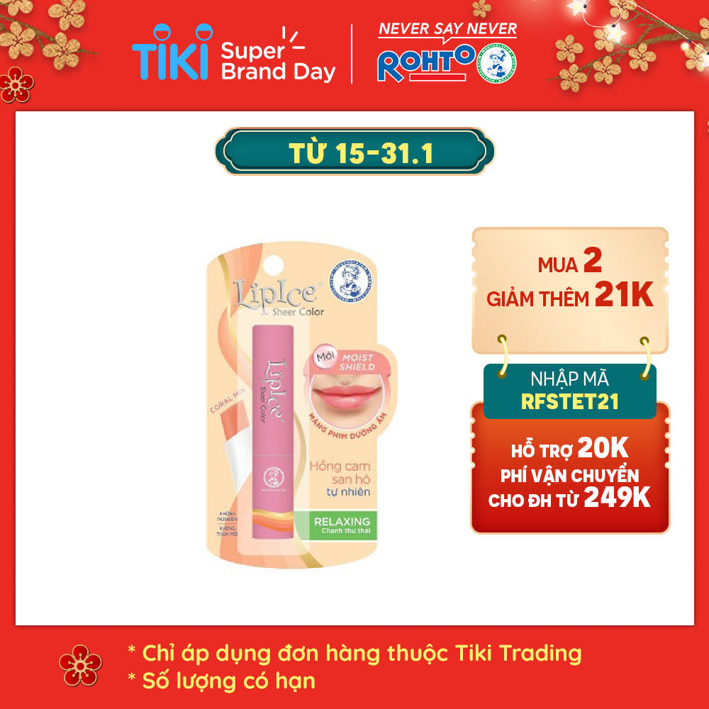 Son dưỡng môi LipIce Sheer Color Ardent