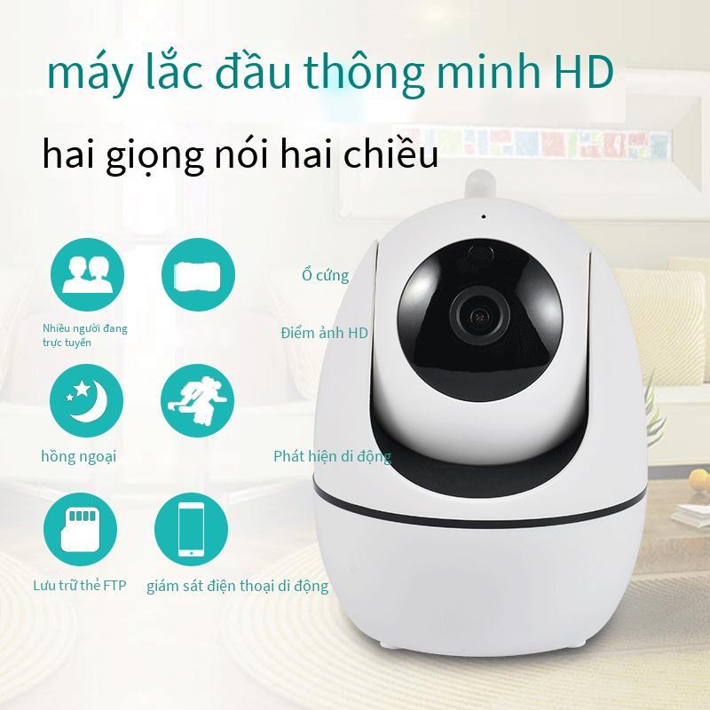 Máy lắc đầu đặc biệt theo dõi hình người video độ nét cao ứng dụng di động giám sát camera không dây tại nhà xoay lắc đầu máy ảnh
