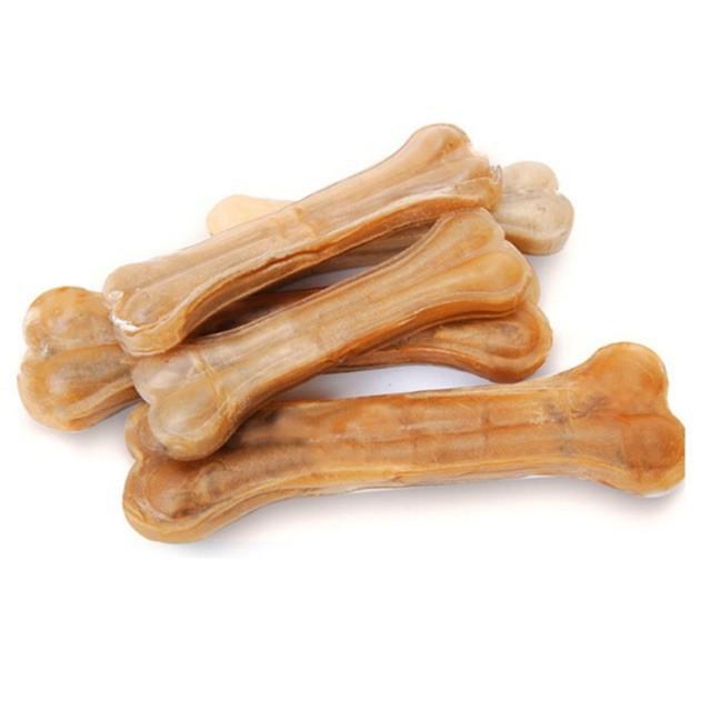 Xương Canxi Da Bò Cho Chó Gặm Sạch Răng Giúp Răng Chắc Khỏe