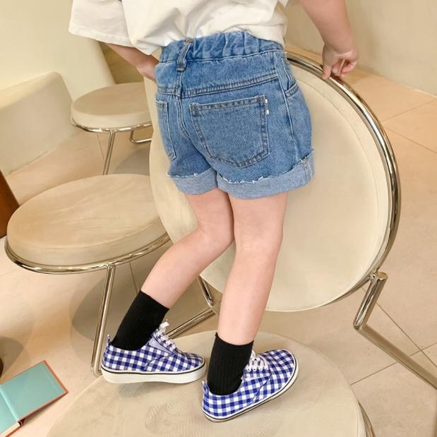 Quần short jean cá tính cho bé Q634