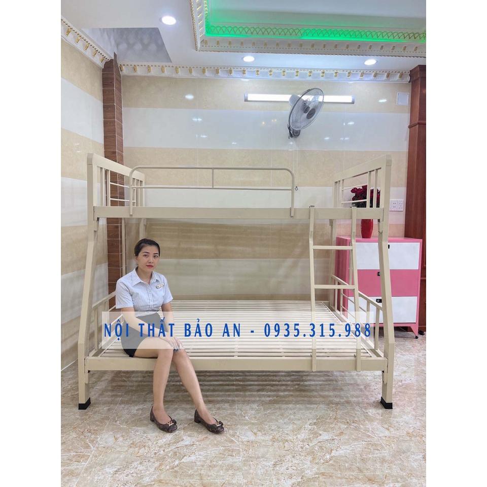 GIƯỜNG 2 TẦNG SẮT HỘP DÀY DẶN CHẮC CHẮN - 1M4X1M6