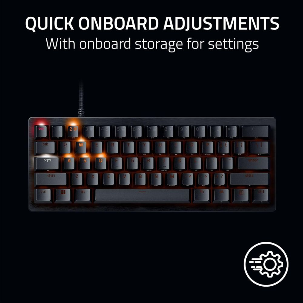 Bàn phím cơ Razer Huntsman V3 Pro Mini (60% Analog Optical) - Hàng chính hãng