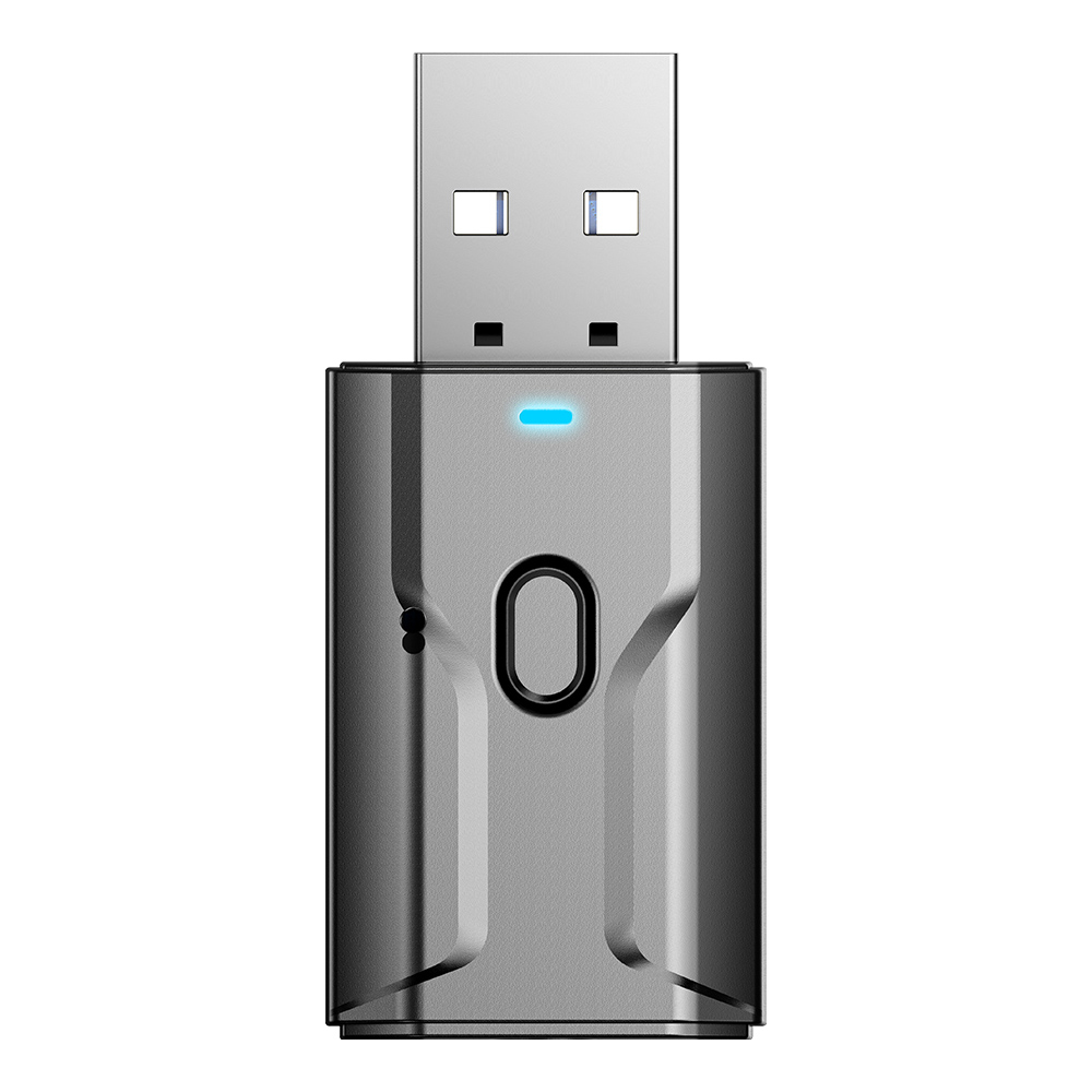 Bộ Thu Âm Thanh Bluetooth 5.0 AUX USB 3.5mm Với Mic Âm Thanh Nổi Không Dây Để Gọi Cho TV Xe Hơi Máy Tính