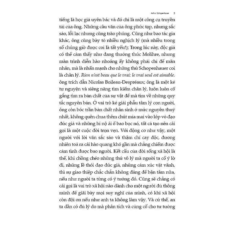 Những Tiểu Luận Về Tồn Tại Của Arthur Schopenhauer - Thiên Trang dịch -