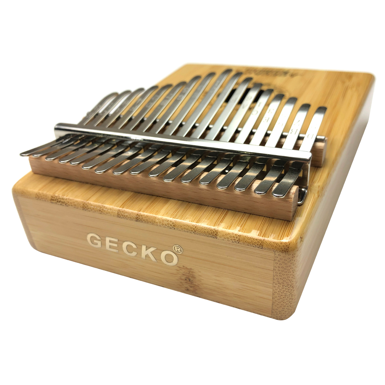 [Khắc Phím] Đàn Kalimba Gecko 17 Phím K17BA Tone C - Phân Phối Chính Hãng (Gỗ Trúc Mbira Thumb Finger Piano 17 Keys) - Kèm Móng Gảy DreamMaker