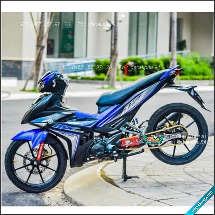 Tem Rời Exciter 150 Mx đen xanh (N)