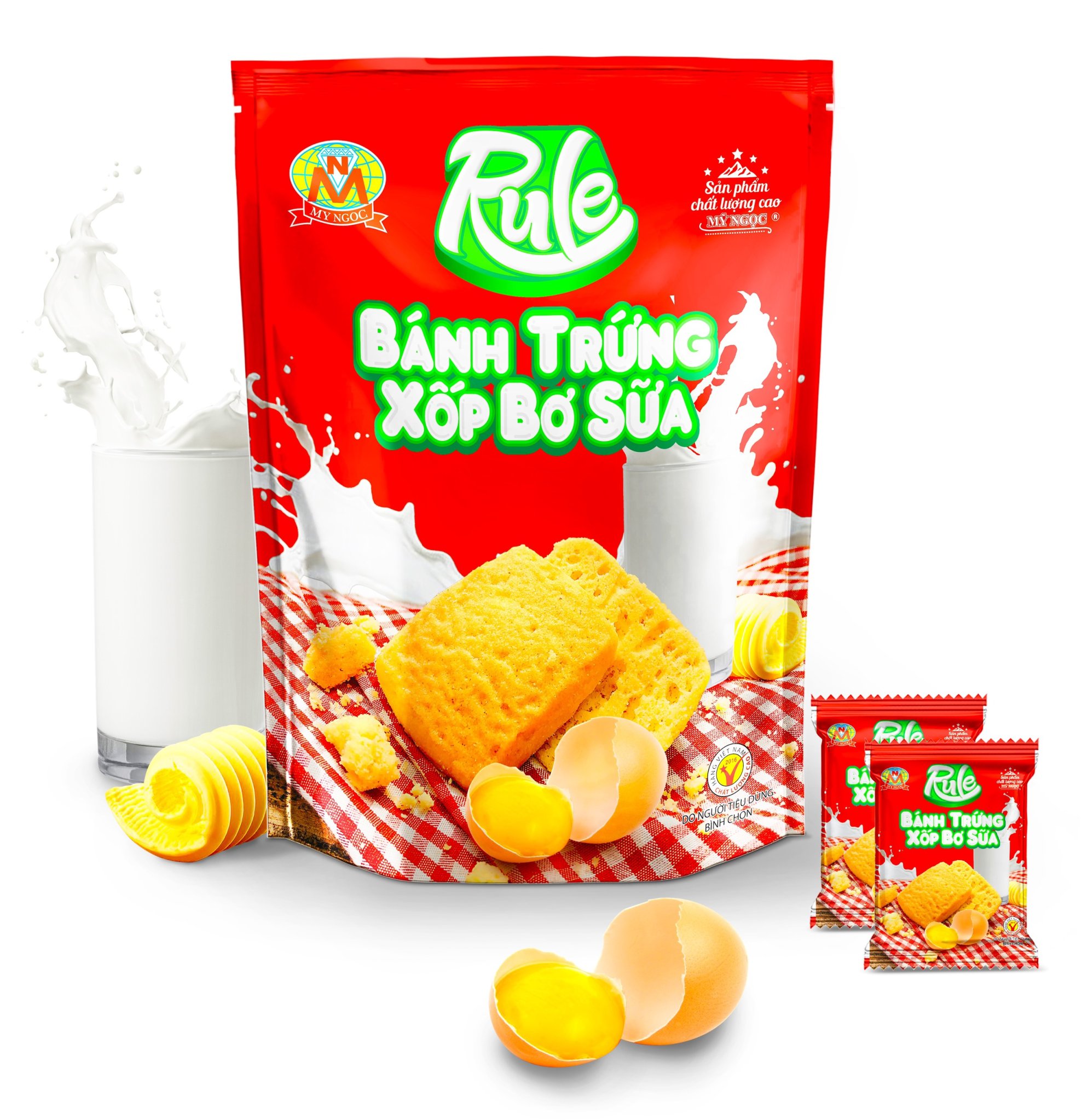 Rule _ Bánh Trứng Xốp BƠ SỮA bổ dưỡng 400g