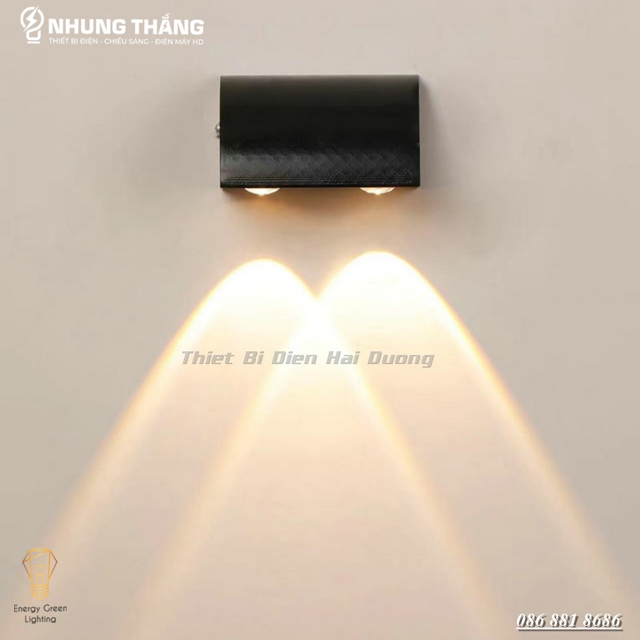Đèn Hắt Tường Chống Nước DT-22093 - Ánh Sáng Vàng - Chip Led Siêu Sáng