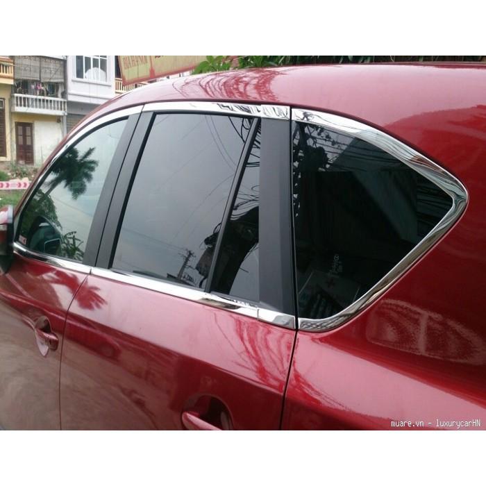 Bộ Ốp, Nẹp viền cong, chân kính Mazda CX-5 2016-2017