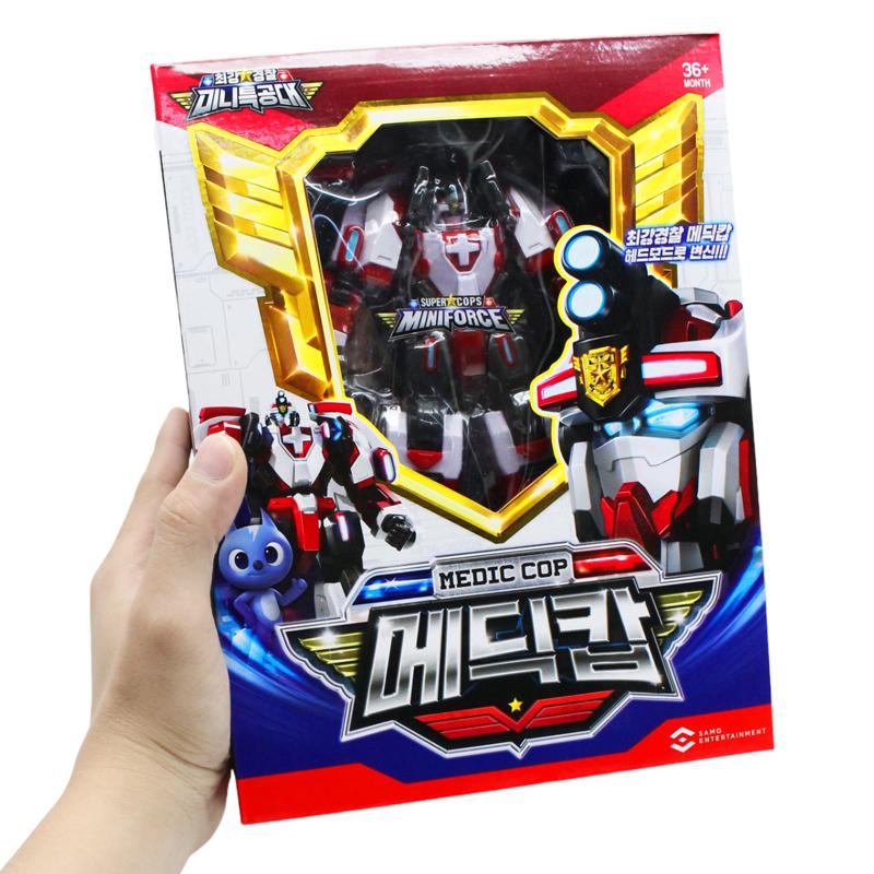 Đồ Chơi Robot Siêu Bác Sĩ Quân Y Medic Cop Quang Năng - Miniforce 505004