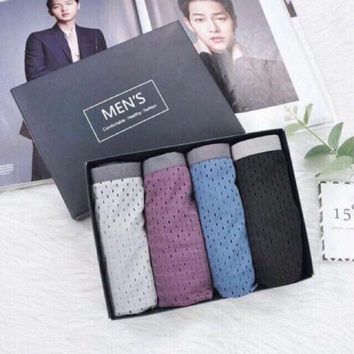 Hộp 4 quần sịp Men thông hơi cực đẹp