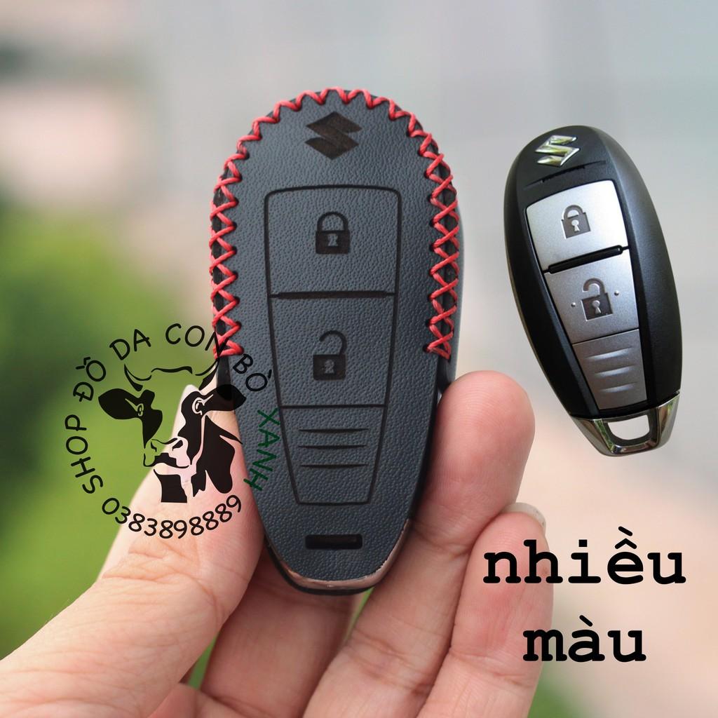 Bao da dành cho chìa khoá Suzuki Swift, Ciaz, Vitara, Ertiga handmade da thật 001