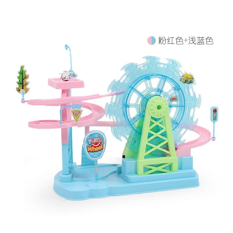 Đồ chơi vòng quay đường ray xe có đèn nhạc