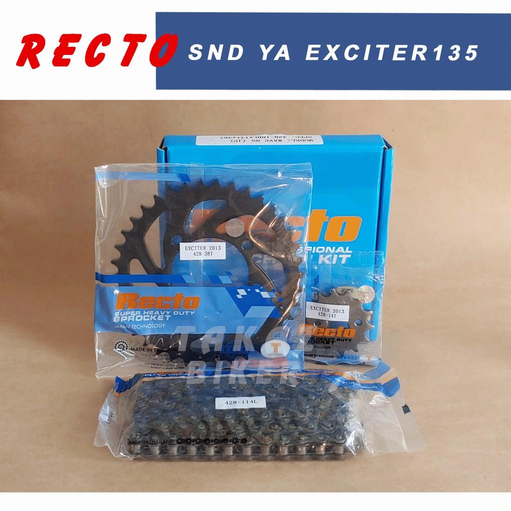 B3 Sên Nhông Đĩa Recto Dùng Cho Xe Exciter 135cc năm 2011 trở lên made Thái Lan nhập khẩu