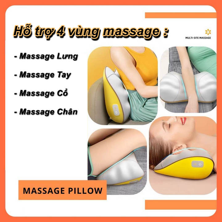 Gối Tựa Massage Nạp Sạc Maxalation Art Cao Cấp - Home and Garden