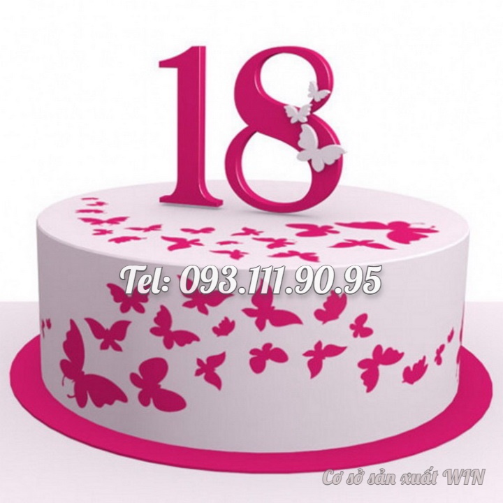 Khuôn Stencil rắc bột trang trí bánh, làm viền rau câu, fondant bươm bướm - Mã số 1243