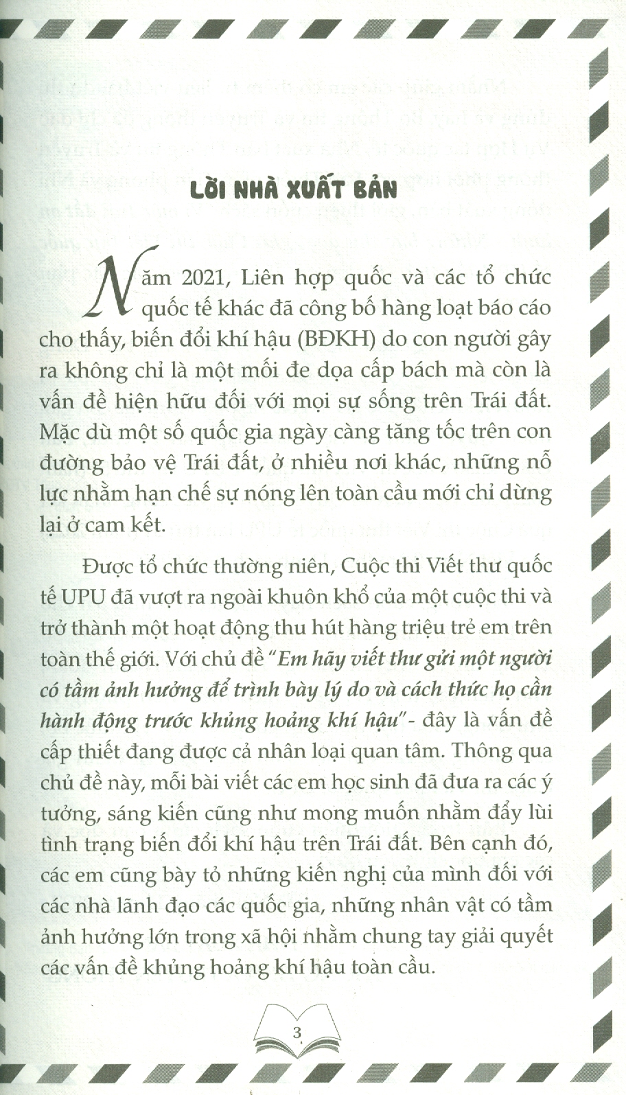 Vì một trái đất An lành - Những bức thư đoạt giải Cuộc thi viết thư quốc tế UPU lần thứ 51