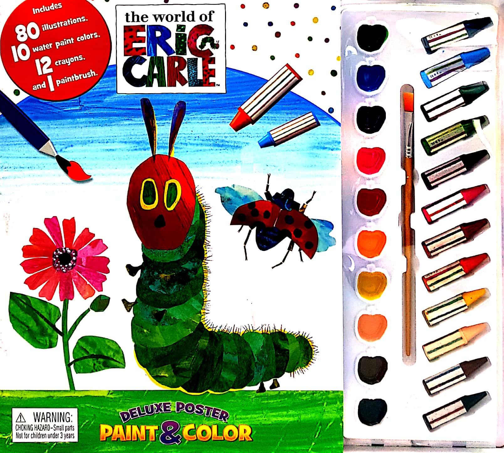 Erice Carle Deluxe Paint - Crayon Assort