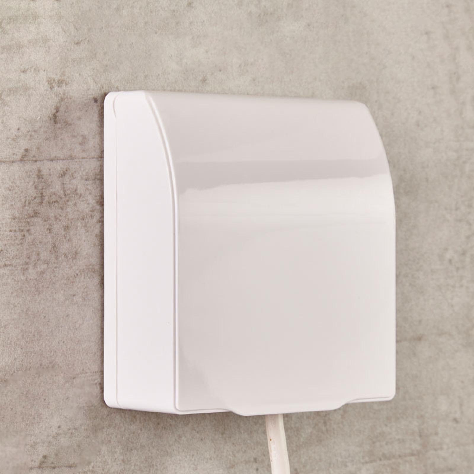 Electric Plug Waterproof Cover Outlet Covers Wall Mounted Sturdy Switch Box Socket Box Durable for Household Kitchen Bathroom Outdoor Hotel