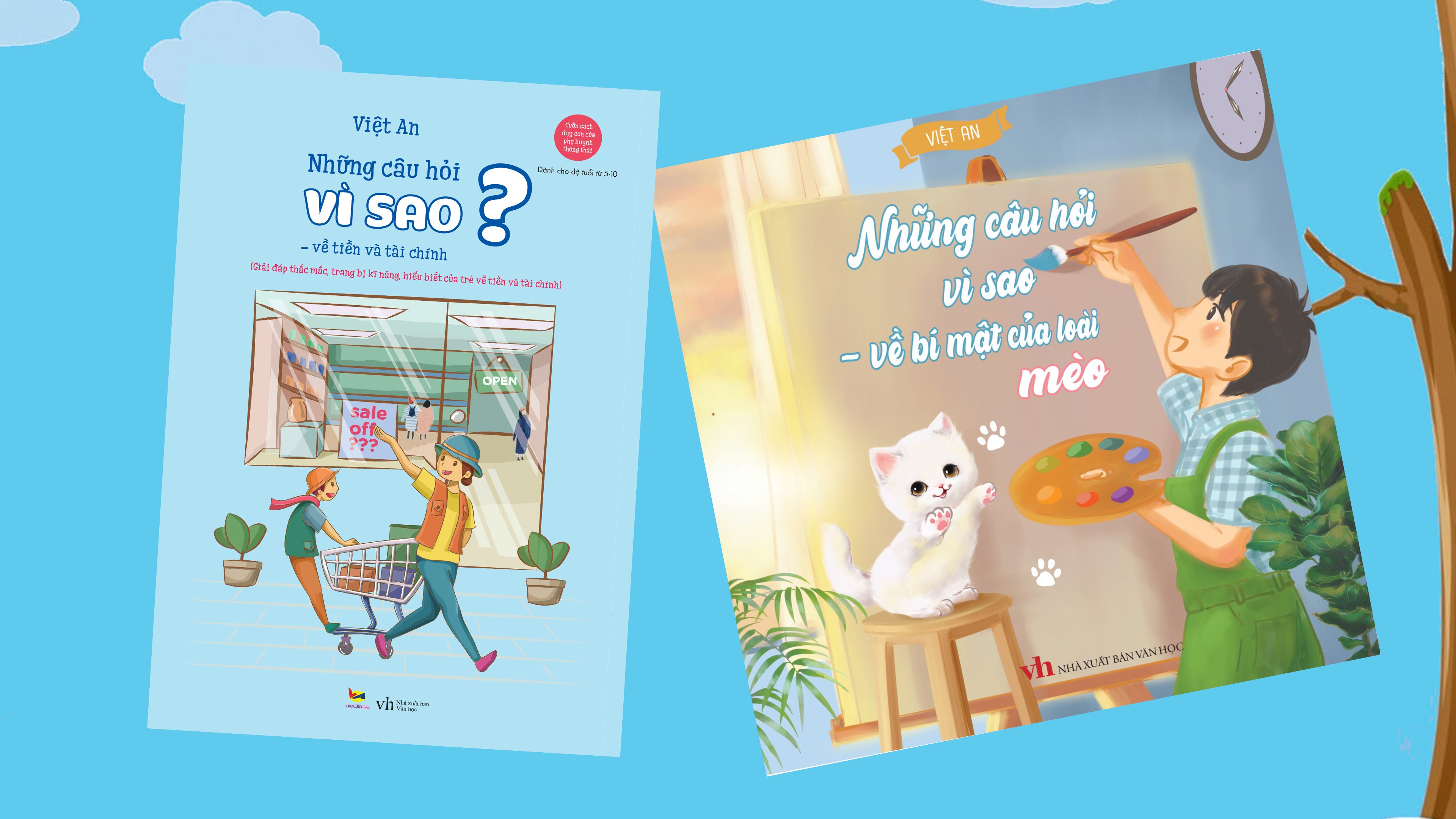 COMBO NHỮNG CÂU HỎI VÌ SAO VỀ BÍ MẬT CỦA LOÀI MÈO + NHỮNG CÂU HỎI VÌ SAO VỀ TIỀN VÀ TÀI CHÍNH