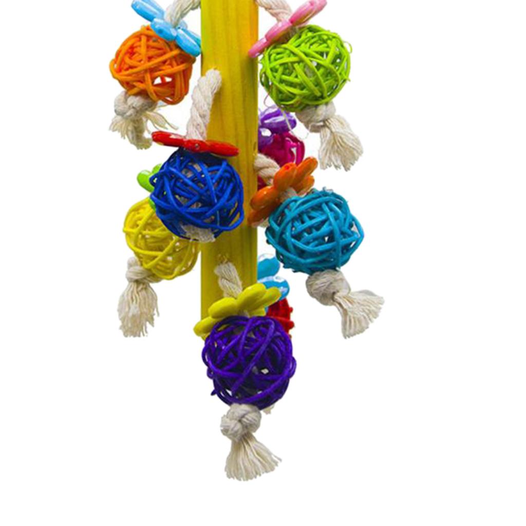 Parrot Cage Toys Bird Chew Toys Swing Toys Rope for Budgies Parakeet Cockatiels