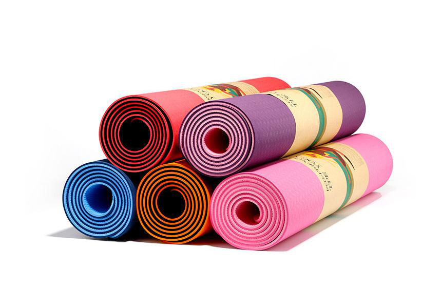 Thảm Yoga 2 Lớp - Vật dụng không thể thiếu mỗi khi tập Yoga - Mẫu mã mới với 2 lớp xốp chắc chắn, sử dụng lâu bền