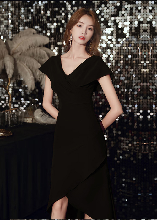 Đầm Body, Váy Dự Tiệc Cổ V Đuôi Cá Sang Trọng Có Size M,L,XL