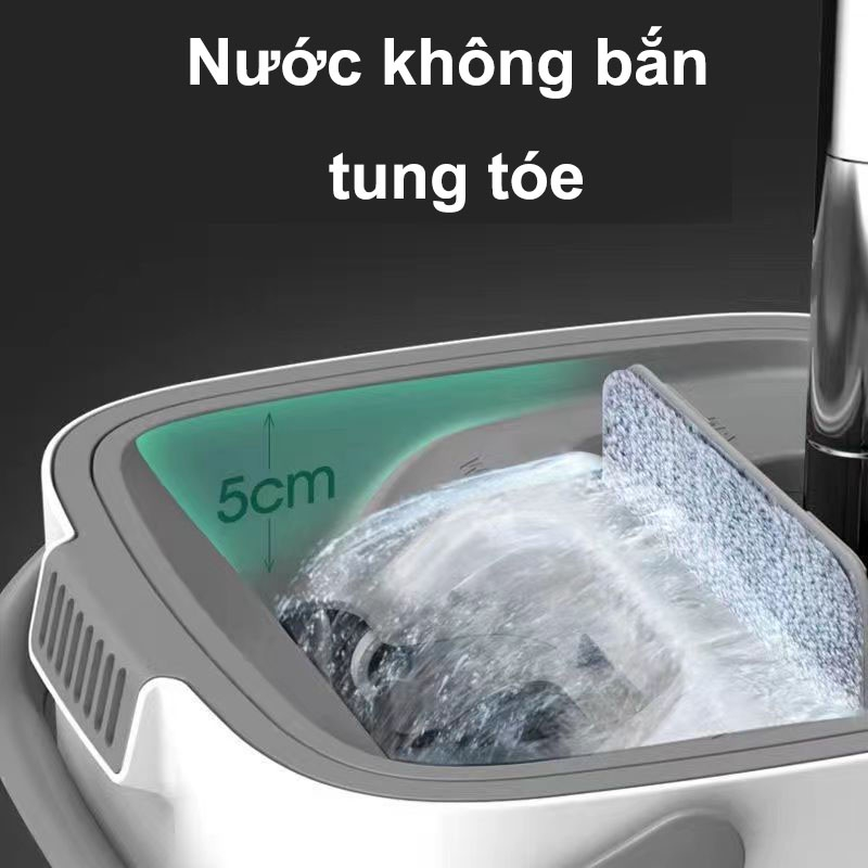 Cây Lau Nhà Tự Vắt Thông Minh MOPScratch Chổi Lau Nhà Tự Vắt Thông Minh Bộ Lau Nhà 360 Độ Cao Cấp Tiện Lợi