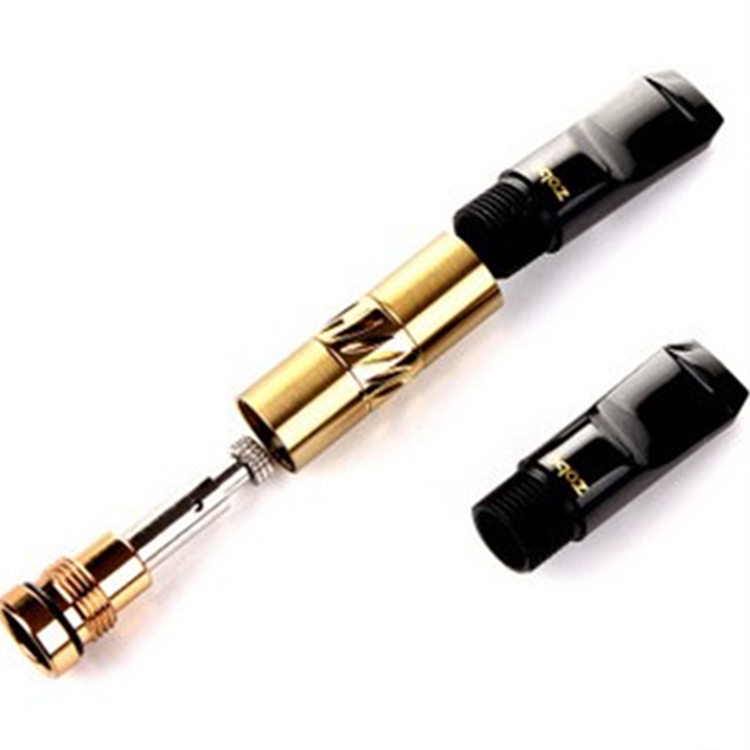 Tẩu thuốc cao cấp ZB-065 kim loại không gỉ cao cấp kèm hộp đựng thuốc sợi hoặc 10 điếu (màu ngẫu nhiên)