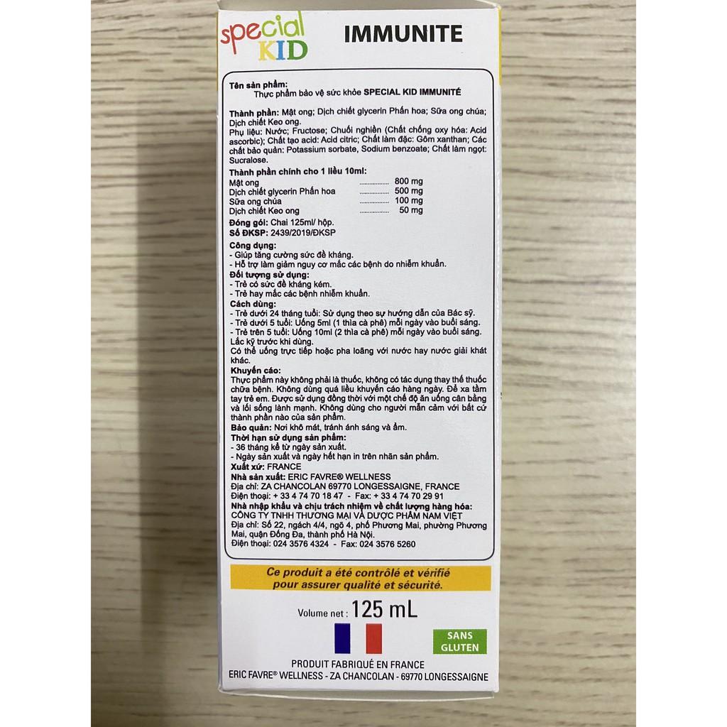 Special Kid Immunite -Tăng Cường Sức Đề Kháng, Hệ Miễn Dịch Từ Thảo Dược An Toàn Cho Bé - Pháp