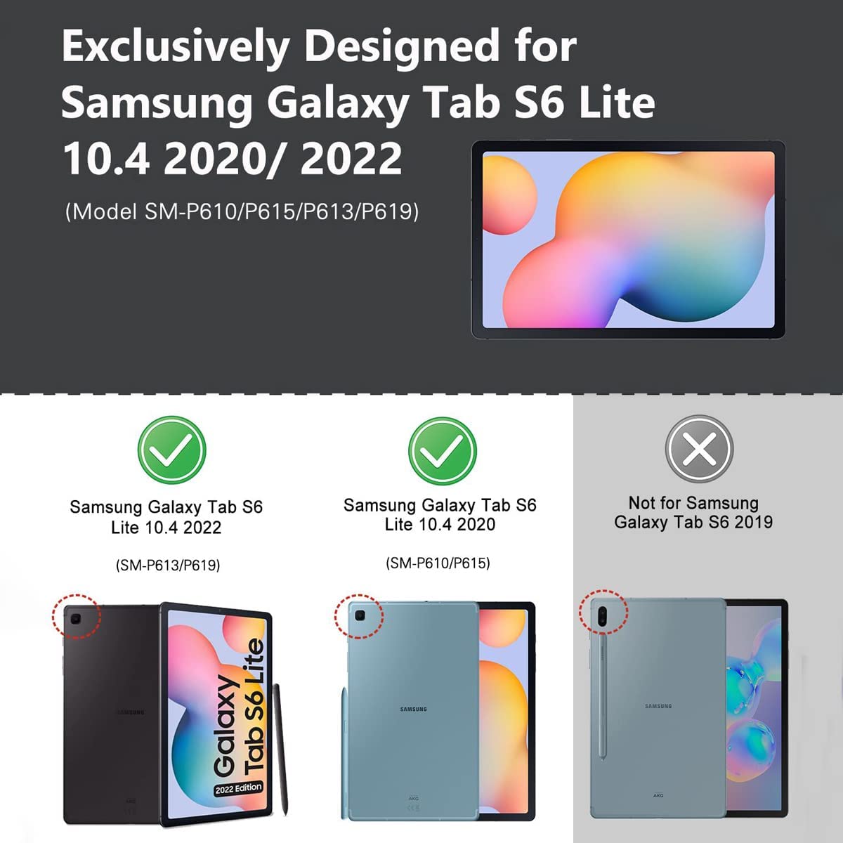 Case bao da chống sốc cho Samsung Galaxy Tab S6 Lite 2022 / 2020 10.4 inch hiệu HOTCASE thiết kế siêu mỏng hỗ trợ Smartsleep, gập nhiều tư thế, mặt da siêu mịn - hàng nhập khẩu
