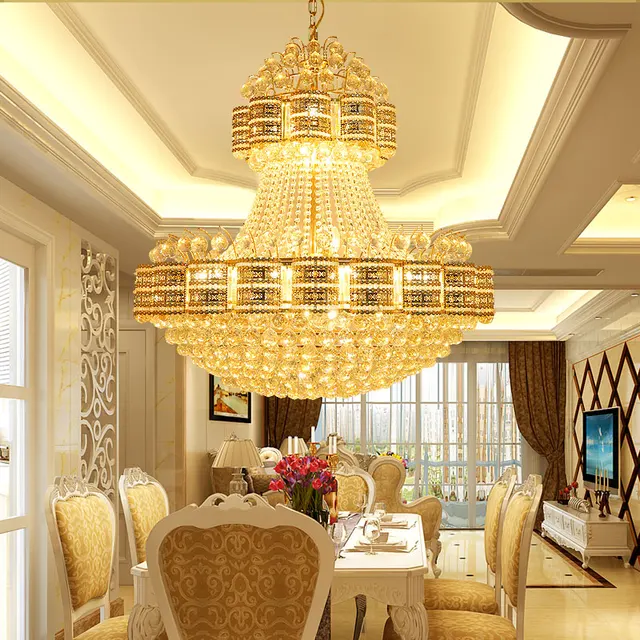 Đèn chùm pha lê thả trần kích thước lớn cao câp 3 chế độ ánh sáng sang trọng ,đèn chiếu sáng ,đèn trang trí cho phòng khách ,phòng bếp ,khách sạn