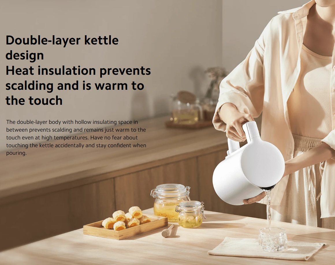 Ấm Đun Nước Siêu Tốc Xiaomi Electric Kettle 2 Lite | 1500W - Hàng chính hãng