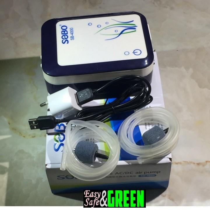 Máy sủi khí tích điện SB-4000