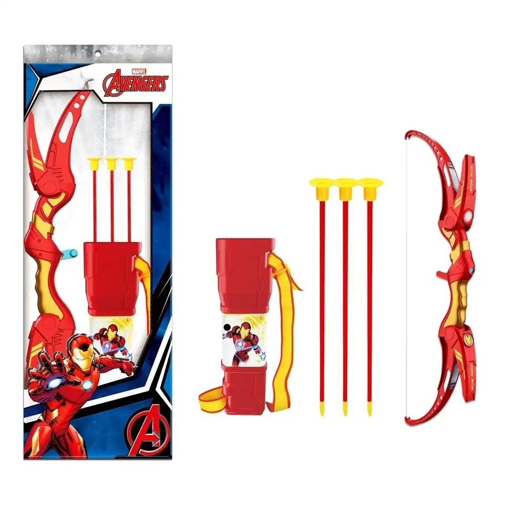 MARVEL- EOMS007-6 - Bộ Cung Tên Iron Man - Đồ Chơi Siêu Anh Hùng Bow and Arrow Set Game 5 Chi tiết