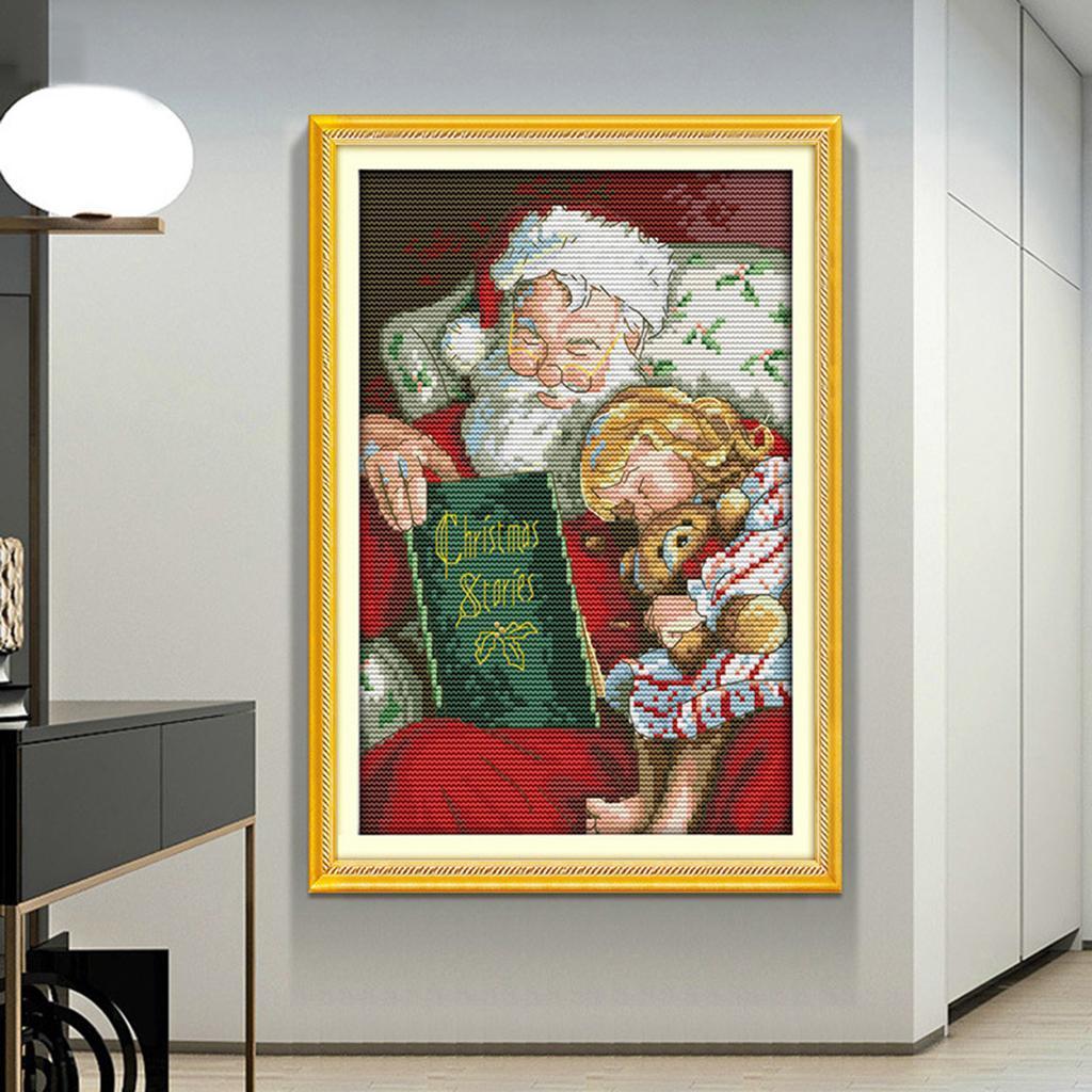 Stamped Kits Santa Claus Needlepoint for Frameless