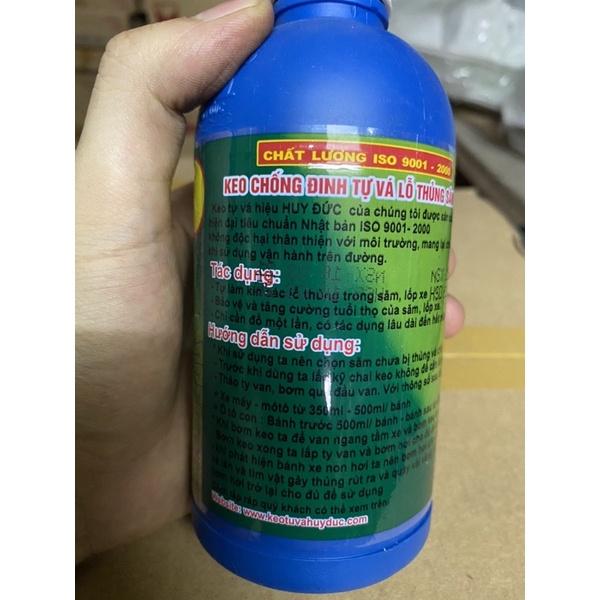 Keo tự vá săm lốp xe máy Huy Đức 700ml, 500ml, 350ml