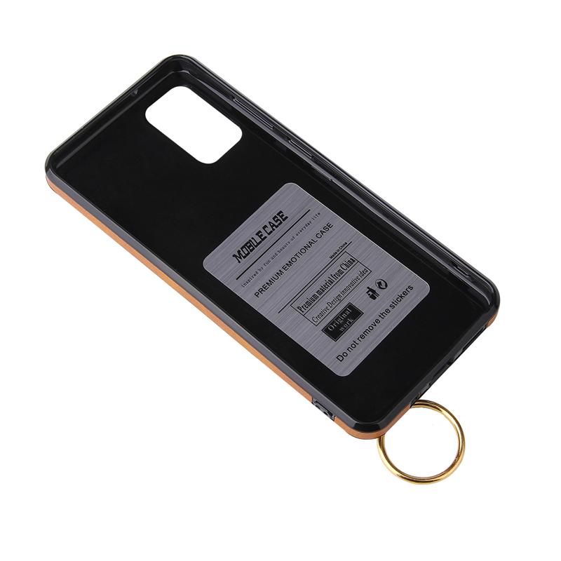 Ốp điện thoại bằng da có ngăn đựng thẻ và dây vòng tay cho SAMSUNG NOTE20 S20 FE ULTRA NOTE10 PLUS