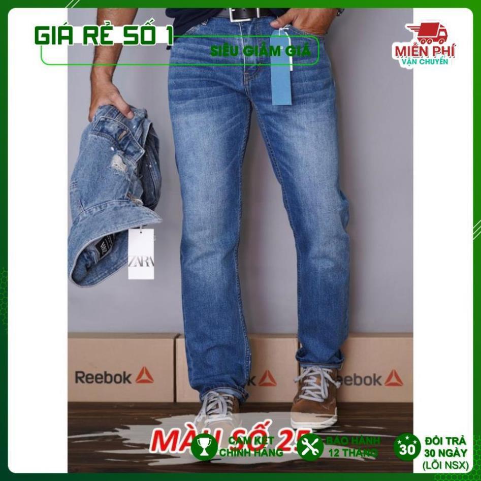 Quần bò Jeans ống đứng co giãn nhẹ (Mã 24-25-26)
