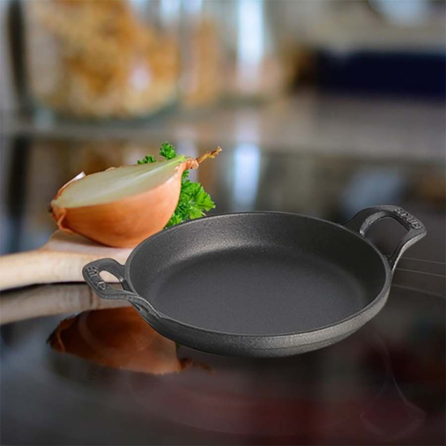 Chảo Gang Nướng Staub – Tròn Màu Đen – 20cm