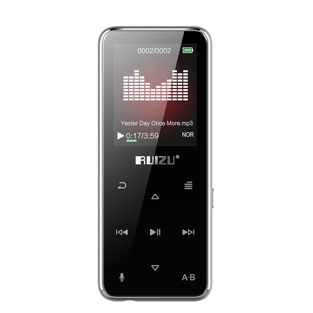 Máy Nghe Nhạc MP3 Bluetooth Ruizu X16 Bộ Nhớ Trong 8GB AZONE - Hàng Nhập Khẩu