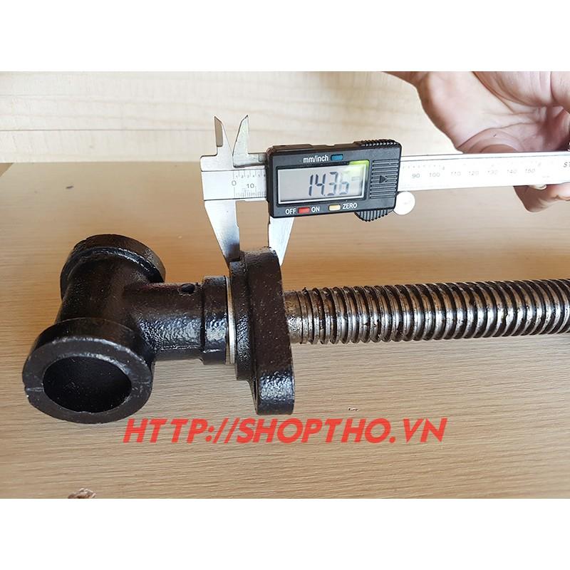 Front vise đơn lắp bàn làm mộc - tổng dài 52cm - hành trình 32cm