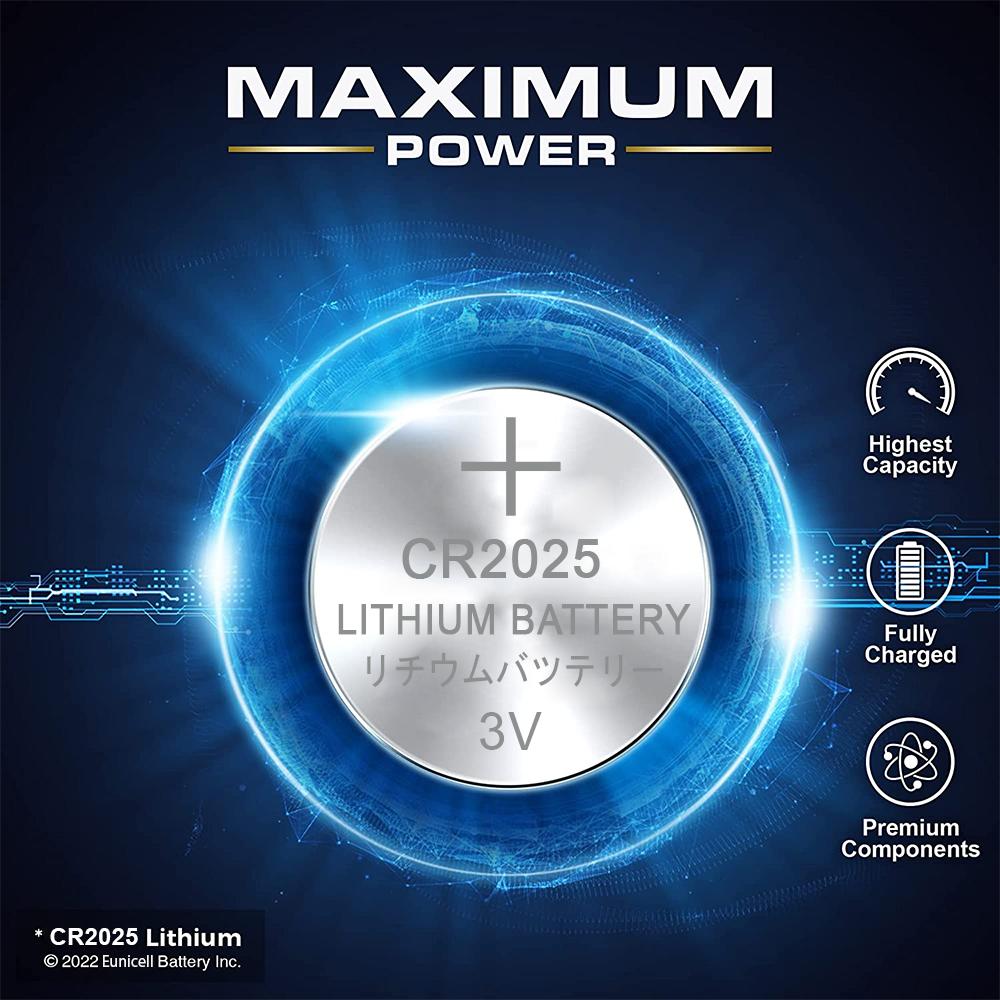 10 Chiếc 160MAh CR2025 Đồng Xu Tế Bào Pin 2025 DL2025 BR2025 LM2025 3V Lithium Pin Nút Dành Cho Đồng Hồ điều Khiển Từ Xa Máy Tính