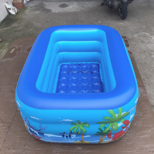 Bể Bơi Phao 3 Tầng 1M3 Cho Bé Tặng Kèm Kính Bơi Và Keo Dán