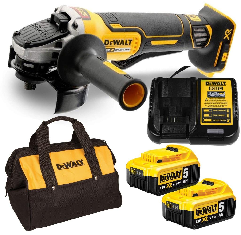 MÁY MÀI CẦM TAY 20V/BL 800 W 125MM DEWALT DCG406P2- HÀNG CHÍNH HÃNG