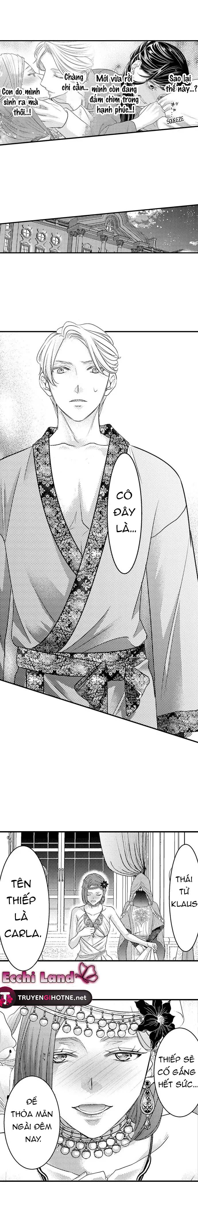 chuyển sinh vào thế giới khác ~ nếu muốn trở thành nữ hoàng hãy tìm cách để được hoàng đế sủng ái vào ban đêm chapter 70.1 5