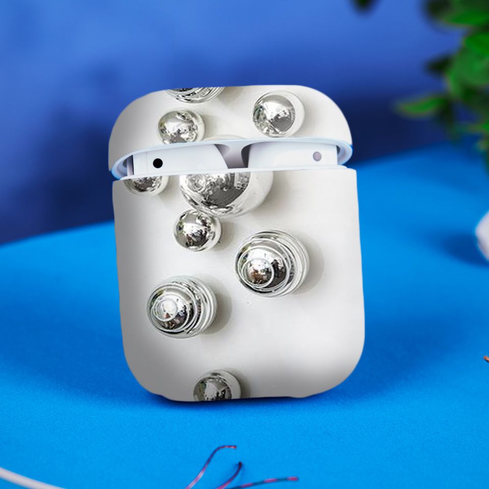 Miếng dán skin chống bẩn cho tai nghe AirPods in hình Họa tiết - HTx050 (bản không dây 1 và 2)